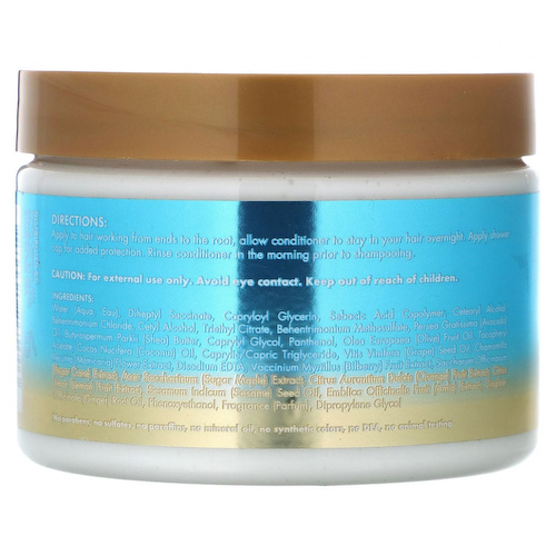Mielle, Moisture RX, увлажняющий ночной кондиционер, гавайский имбирь, 340 г (12 унций) #1