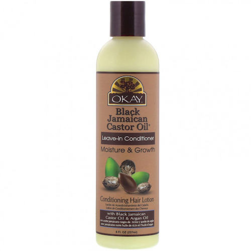 Okay Pure Naturals, Black Jamaican Castor Oil, черное ямайское касторовое масло, несмываемый кондиционер, 237 мл (8 жидк. унций) #1