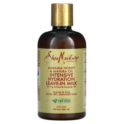 SheaMoisture, Несмываемое молочко для интенсивного увлажнения с экстрактом инжира и маслом баобаба, 237 мл (8 жидк. Унций) #1