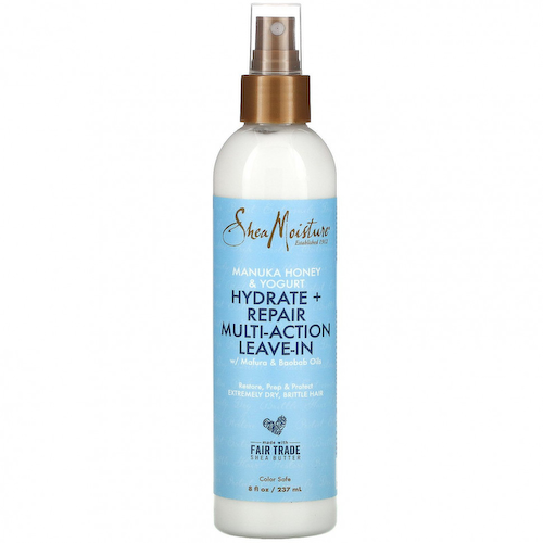 SheaMoisture, Универсальное несмываемое средство для увлажнения и восстановления, мед манука и йогурт, 237 мл (8 жидк. Унций) #1