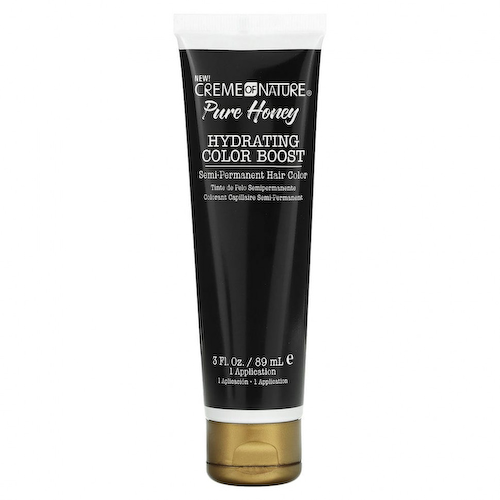 Creme Of Nature, Pure Honey, увлажняющее усиление цвета, шелковистый черный, 89 мл (3 жидк. Унции) #1