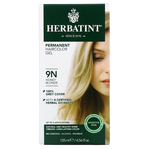 Herbatint, стойкая гель-краска для волос, 9N, медовый блонд, 135 мл (4,56 жидк. унции) #1