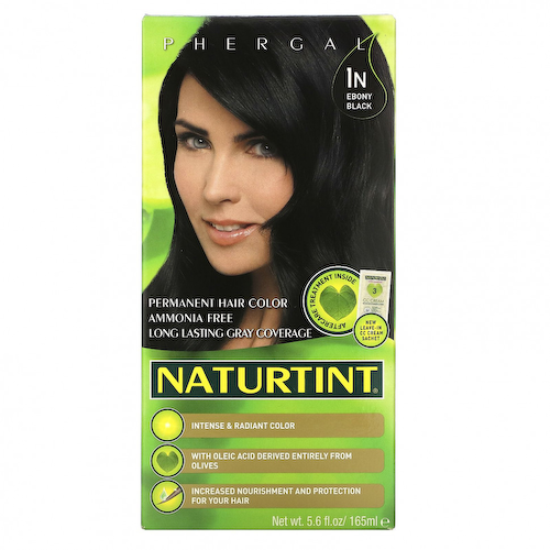 Naturtint, Стойкая краска для волос, 1N черное дерево, 165 мл (5,6 жидк. Унции) #1