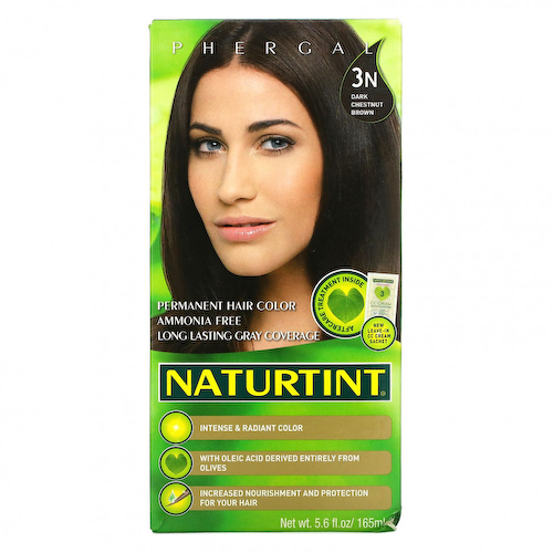 Naturtint, стойкая краска для волос, 3N, темный каштан, 165 мл (5,6 жидк. унции) #1