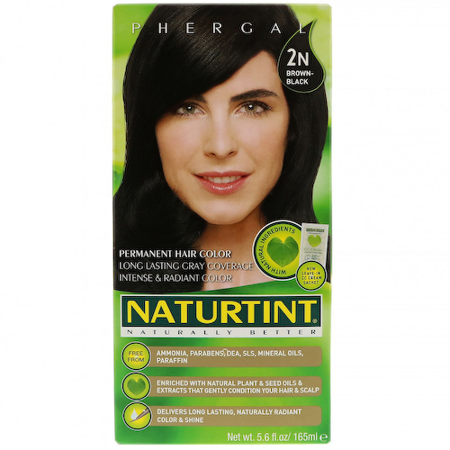 Naturtint, Стойкая краска для волос, коричнево-черная 2N, 165 мл (5,6 жидкой унции) #1