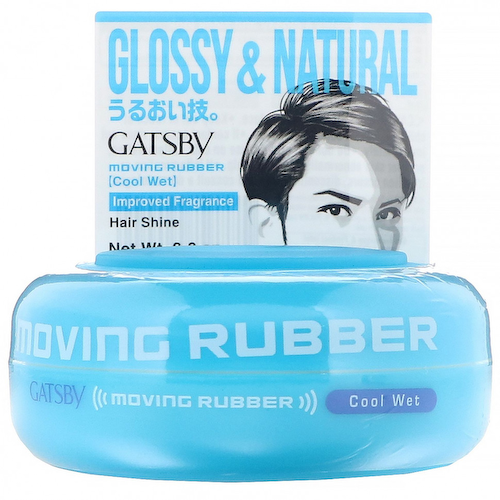 Mandom, Gatsby, Moving Rubber, Cool Wet, воск для волос, 79 г #1