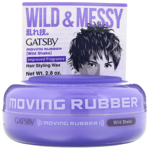 Mandom, Gatsby, Moving Rubber, воск для волос, «Необузданный всплеск», 2,8 унции #1