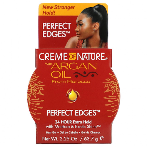 Creme Of Nature, Аргановое масло из Марокко, Perfect Edges, гель для волос, 63,7 г (2,25 унции) #1
