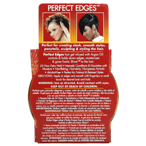 Creme Of Nature, Аргановое масло из Марокко, Perfect Edges, гель для волос, 63,7 г (2,25 унции) #1