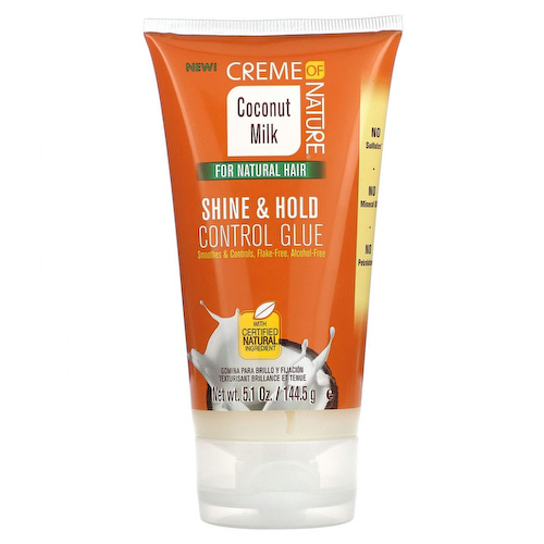 Creme Of Nature, Клей для придания блеска и фиксации, с кокосовым молоком, 144,5 г (5,1 унции) #1