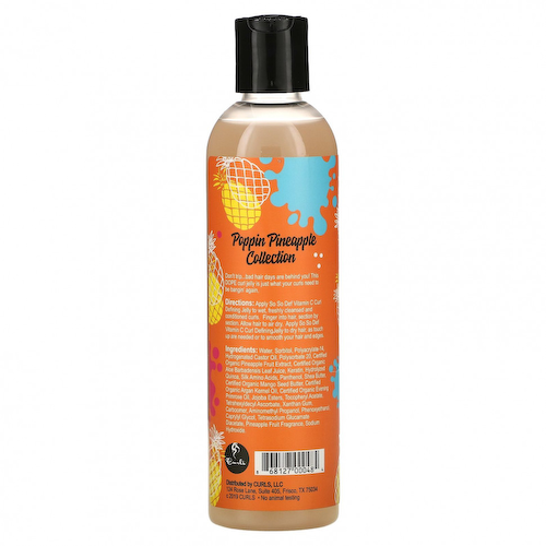Curls, Poppin Pineapple Collection, So So Def, витамин C, желе для создания локонов, 236 мл (8 унций) #1