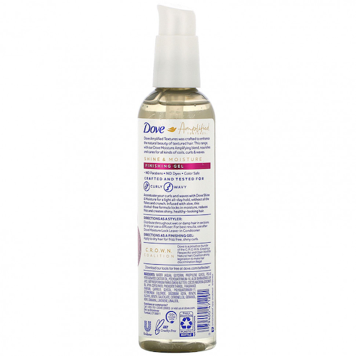 Dove, Amplified Textures, Shine & Moisture, финишный гель, 236 мл (8 жидк. Унций) #1