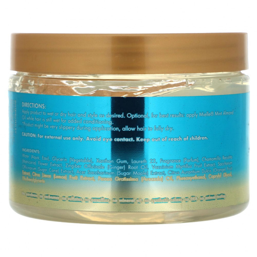 Mielle, Moisture RX, увлажняющий гель для укладки, гавайский имбирь, 340 г (12 унций) #1