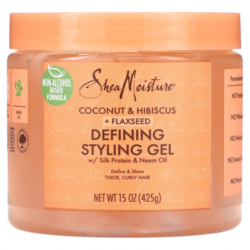 SheaMoisture, Гель для укладки, кокос, гибискус и льняное семя, 425 г (15 унций) #1