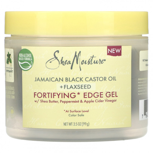 SheaMoisture, Ямайское черное касторовое масло + семена льна, укрепляющий гель, 99 г (3,5 унции) #1