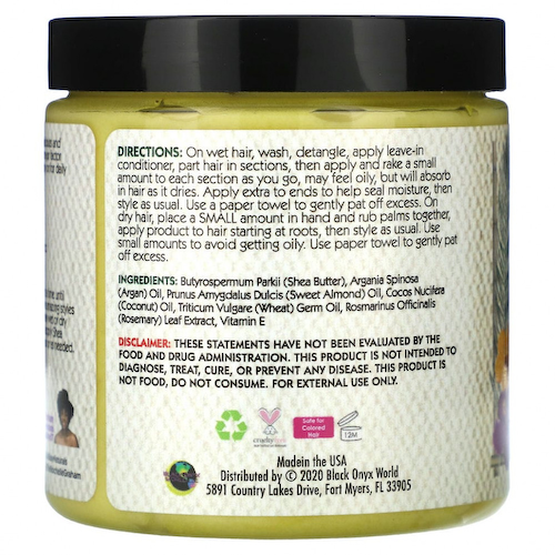 Alikay Naturals, Увлажняющее средство для волос с йогуртом из ши, 227 г (8 унций) #1