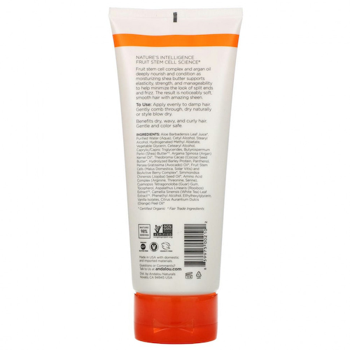 Andalou Naturals, крем для укладки волос, аргановое масло и масло ши, глубокое увлажнение, 200 мл (6,8 жидк. унции) #1