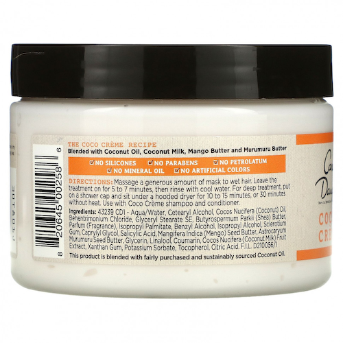 Carol's Daughter, Coco Creme, Маска для глубокого увлажнения Curl Quenching Deep Moisture Mask, 12 унций (340 г) #1