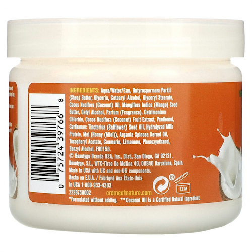 Creme Of Nature, Coconut Milk, увлажняющий крем для завивки натуральных волос, 326 г (11,5 унции) #1