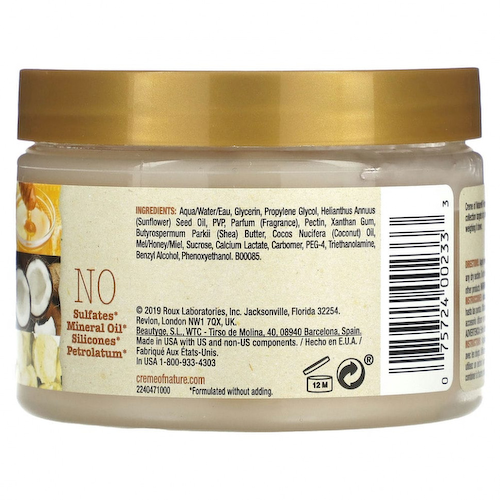 Creme Of Nature, Pure Honey, Twist & Hold, неповторимый заварной крем, 326 г (11,5 унции) #1
