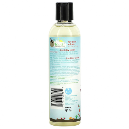Curls, Organic Baby Curl Care, увлажняющее средство Itsy Bitsy Spirals, 240 мл #1