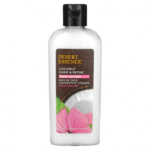Desert Essence, Лосьон для волос Shine & Refine с кокосовым орехом, 6,4 ж. унц.(190 мл) #1