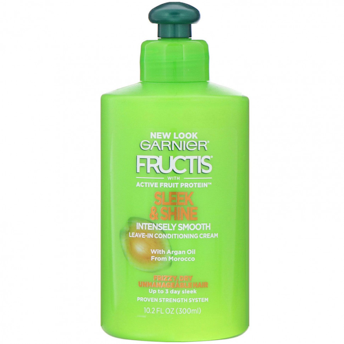 Garnier, Fructis, Sleek & Shine, интенсивно разглаживающий несмываемый ухаживающий крем, 300 мл #1