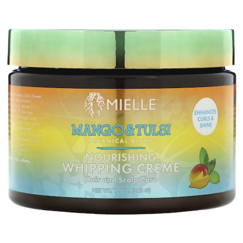 Mielle, Питательный, крем для взбивания, манго и тулси, 340 г (12 унций) #1