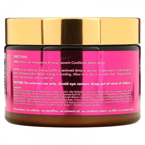Mielle, Twisting Souffle, Гранат и мед, 12 унций (340 г) #1