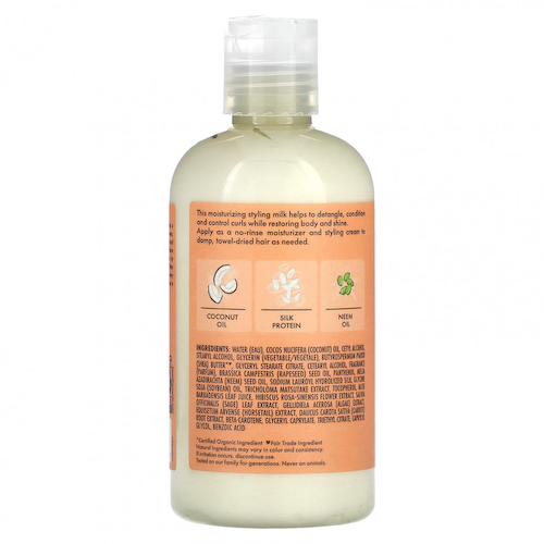 SheaMoisture, Curl & Style Milk, кокос и гибискус, 237 мл (8 жидк. Унций) #1