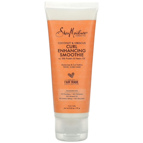 SheaMoisture, Смузи для локонов с шелковым протеином и маслом нима, кокосом и гибискусом, 91 г (3,2 унции) #1