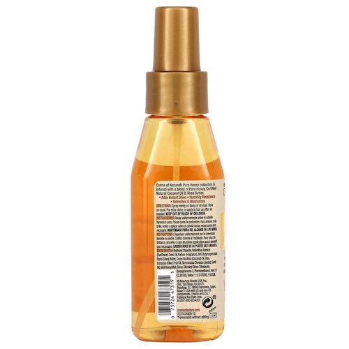 Creme Of Nature, Pure Honey, легкий спрей для блеска без силикона, 118 мл (4 жидк. Унции) #1