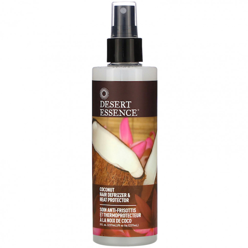 Desert Essence, Выпрямляющее средство и термозащита для волос с кокосом, 237 мл (8,5 жидкой унции) #1