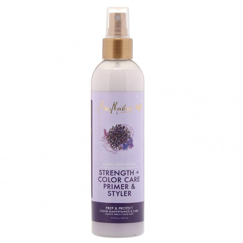 SheaMoisture, Вода из фиолетового риса, праймер и средство для укладки волос для укрепления и ухода за цветом, 222 мл (7,5 жидк. Унции) #1