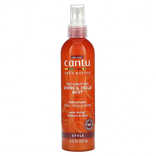 Cantu, Масло ши для натуральных волос, спрей для блеска и фиксации с кокосовым маслом, 237 мл (8 жидк. Унций) #1