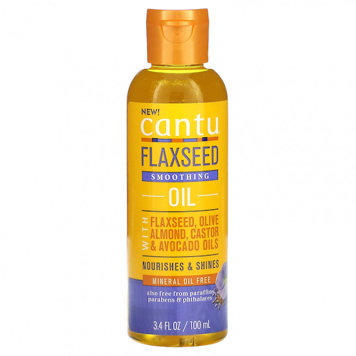 Cantu, Разглаживающее масло из семян льна, 100 мл (3,4 жидк. Унции) #1