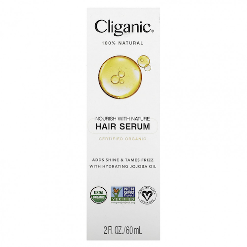 Cliganic, 100% натуральная сыворотка для волос, 60 мл (2 жидк. Унции) #1