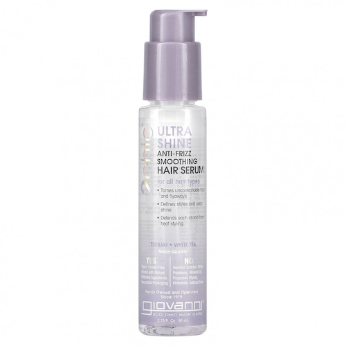Giovanni, 2Chic, Ulra Shine Anti-Frizz Smoothing Hair Serum, Tsubaki +White Tea, 2.75 fl oz (81 ml) #1