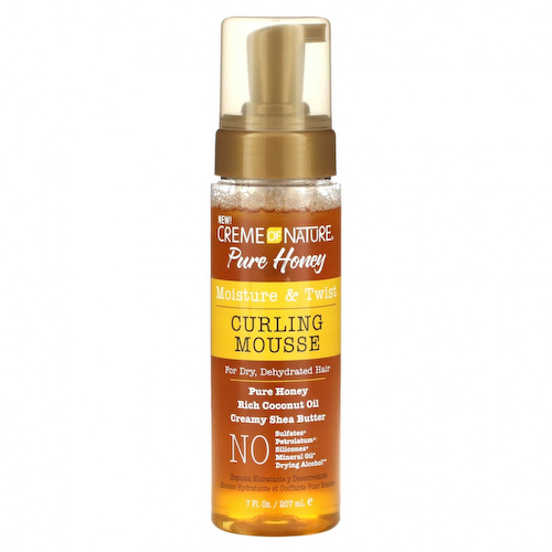 Creme Of Nature, Pure Honey, увлажняющий мусс для завивки волос, 207 мл (7 жидк. Унций) #1