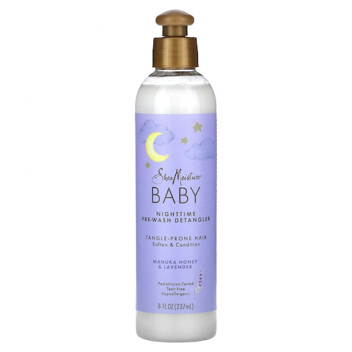 SheaMoisture, Baby, средство для расчесывания волос перед смыванием перед сном, манука с медом и лавандой, 237 мл (8 жидк. Унций) #1