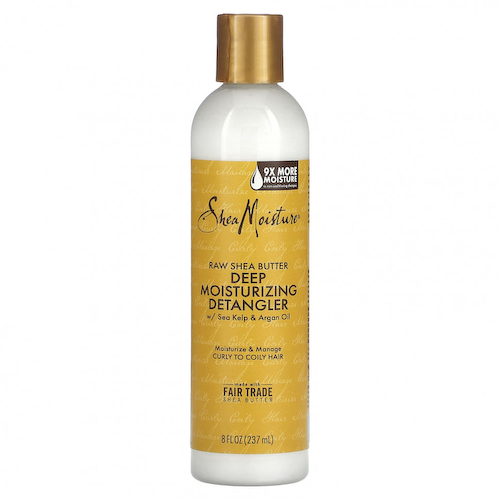 SheaMoisture, Необработанное масло ши, глубокое увлажняющее средство для расчесывания волос, 237 мл (8 жидк. Унций) #1