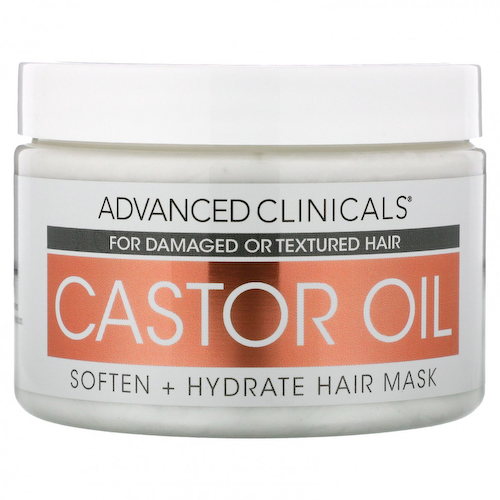 Advanced Clinicals, Dry Hair Rescue, Касторовое масло, 12 унций (340 г) #1