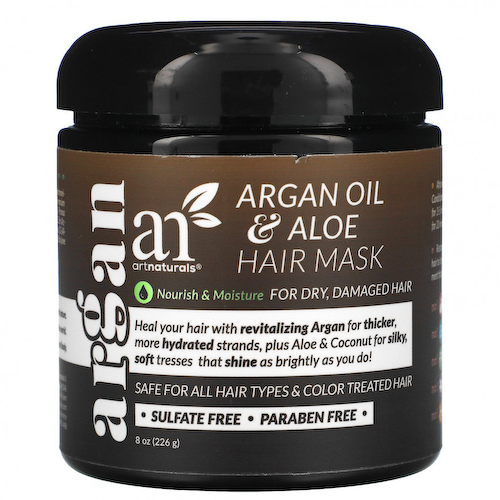 Artnaturals, маска для волос с аргановым маслом и алоэ, 226 г (8 унций) #1
