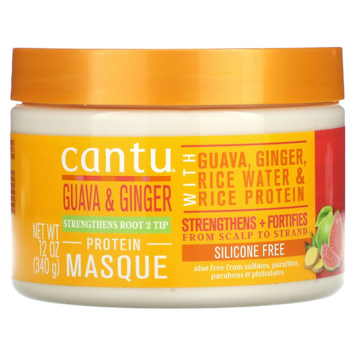 Cantu, Гуава и имбирь, протеиновая маска, 340 г (12 унций) #1