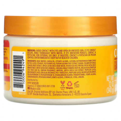 Cantu, Гуава и имбирь, протеиновая маска, 340 г (12 унций) #1