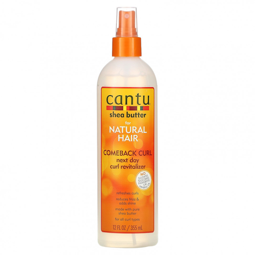 Cantu, Масло ши для натуральных волос, Comeback Curl, Revitalizer для завивки на следующий день, 12 жидких унций (355 мл) #1