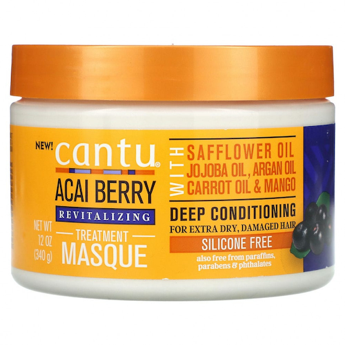 Cantu, Восстанавливающая лечебная маска, ягоды асаи, 340 г (12 унций) #1