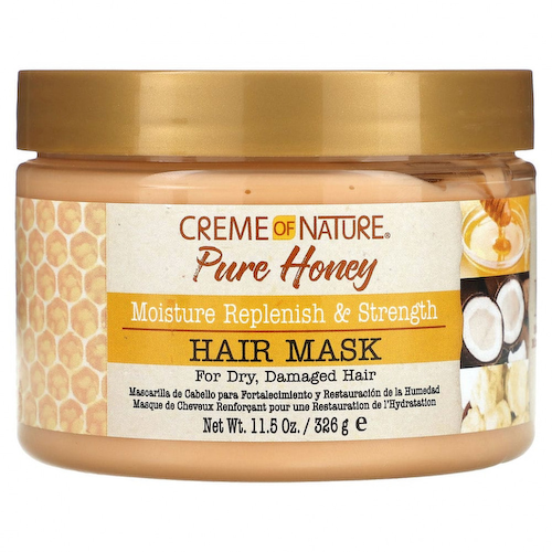 Creme Of Nature, Pure Honey, увлажняющая и укрепляющая маска для волос, 326 г (11,5 унции) #1