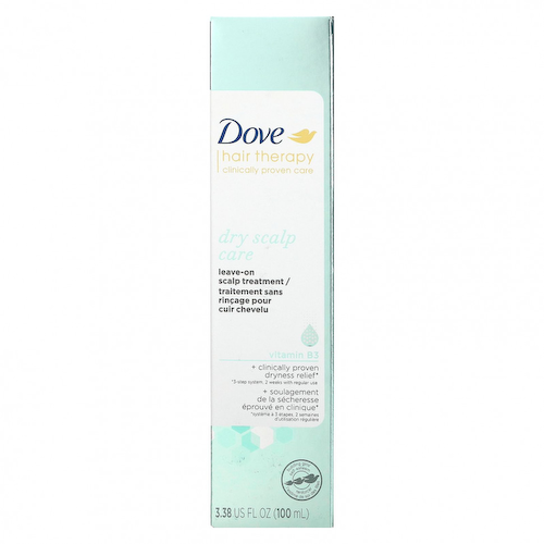 Dove, Hair Therapy, несмываемое средство для ухода за сухой кожей головы с витамином B3, 100 мл (3,38 жидк. Унции) #1