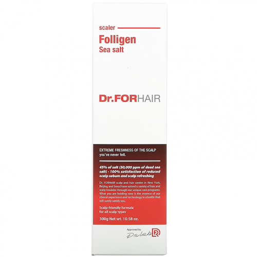 Dr.ForHair, Folligen, Средство для удаления соли с морской солью, 10,58 унций (300 г) #1